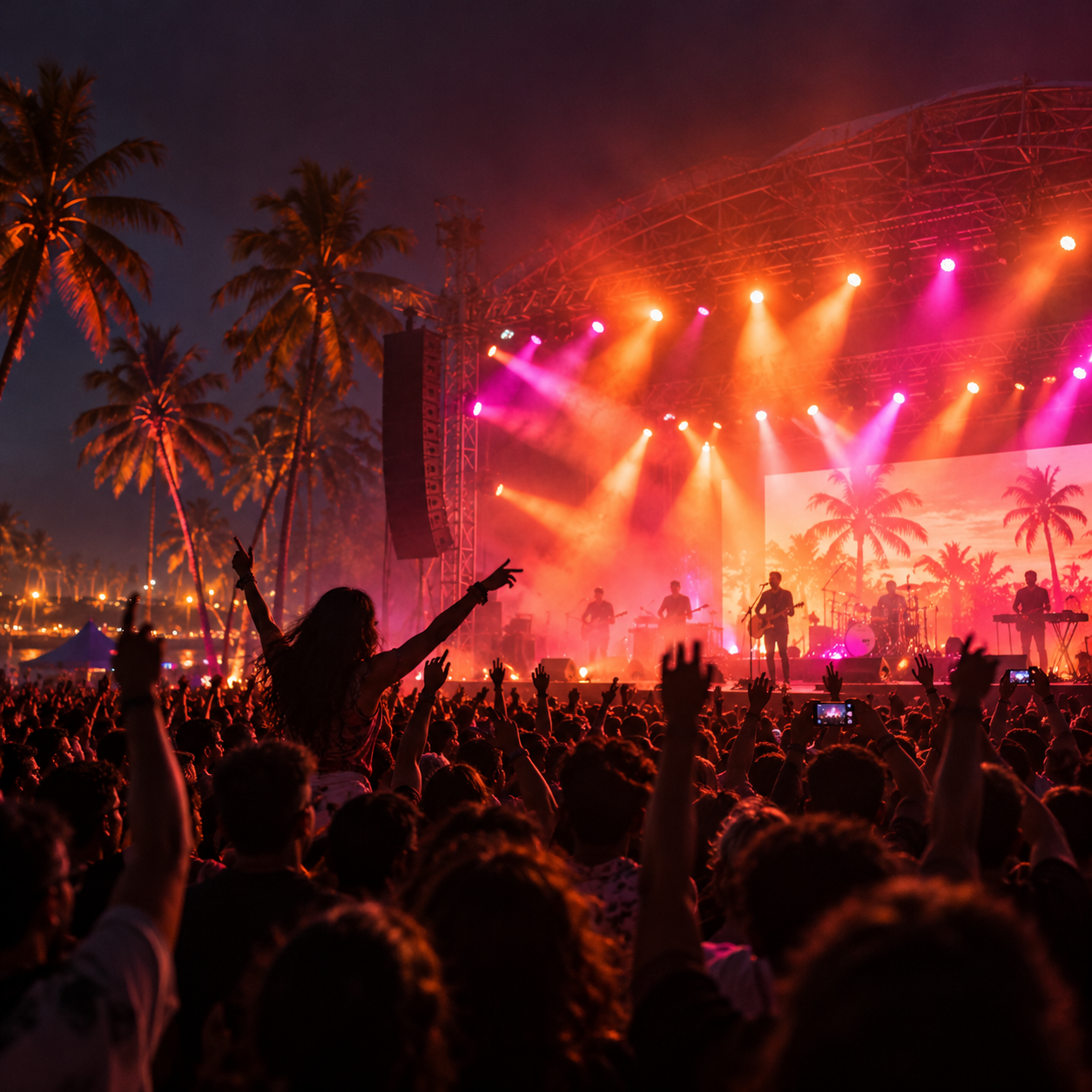 Original live concert illustration