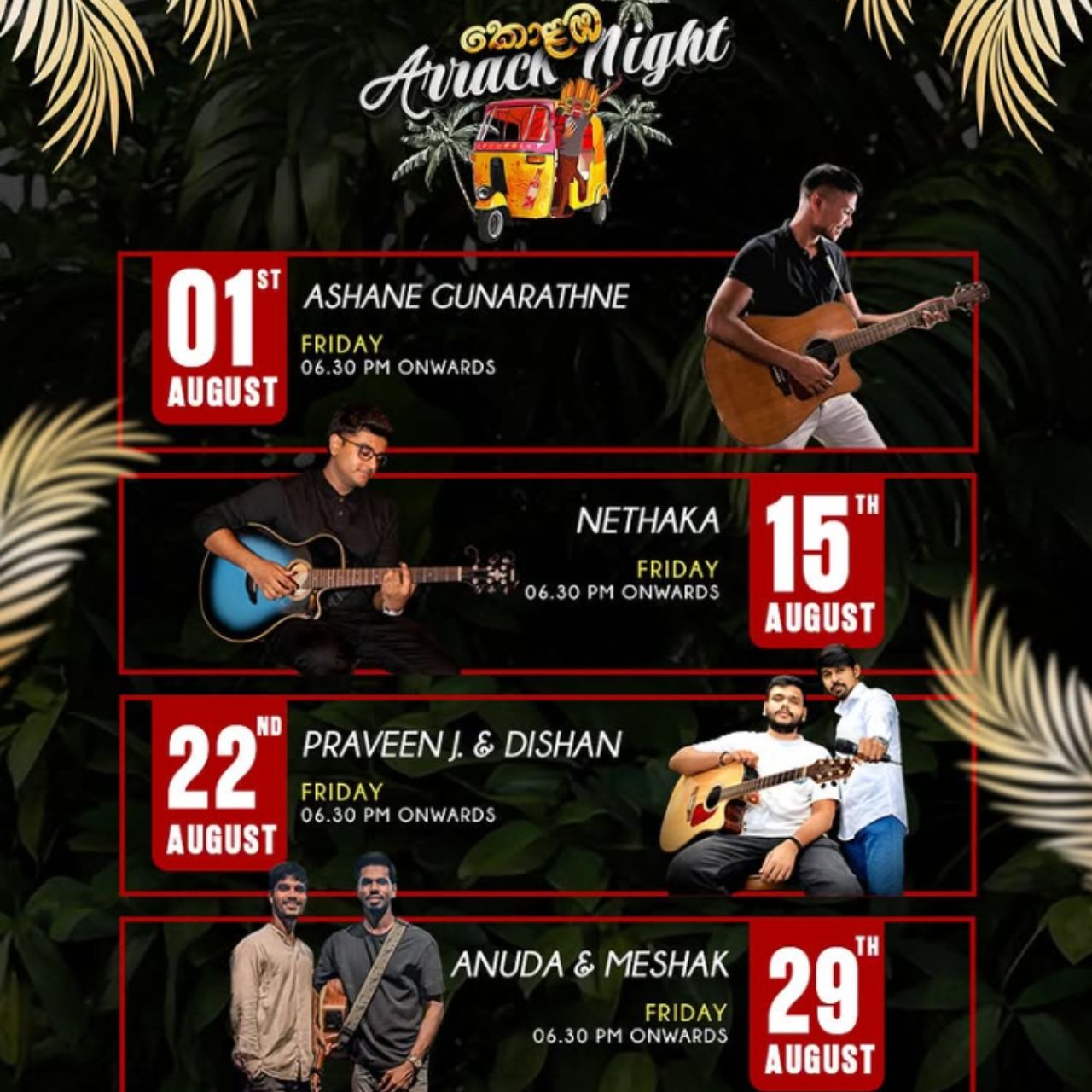 Arrack Night – The Secret Garden, Ramada Colombo