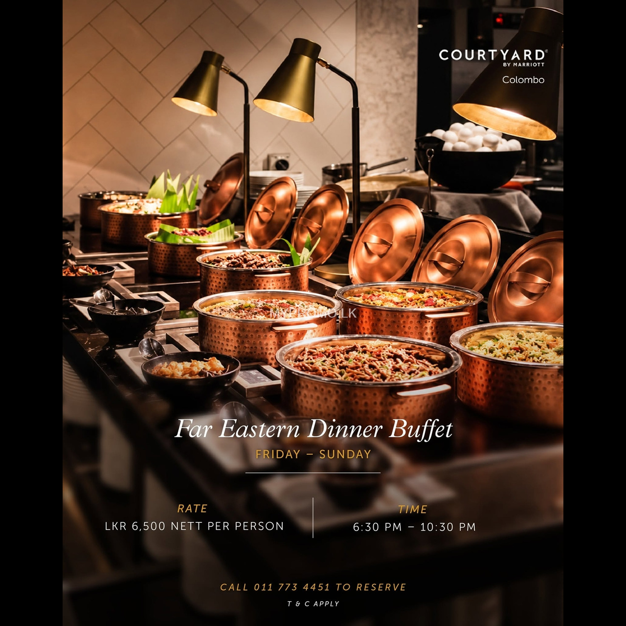 Far Eastern Dinner Buffet — Courtyard Colombo