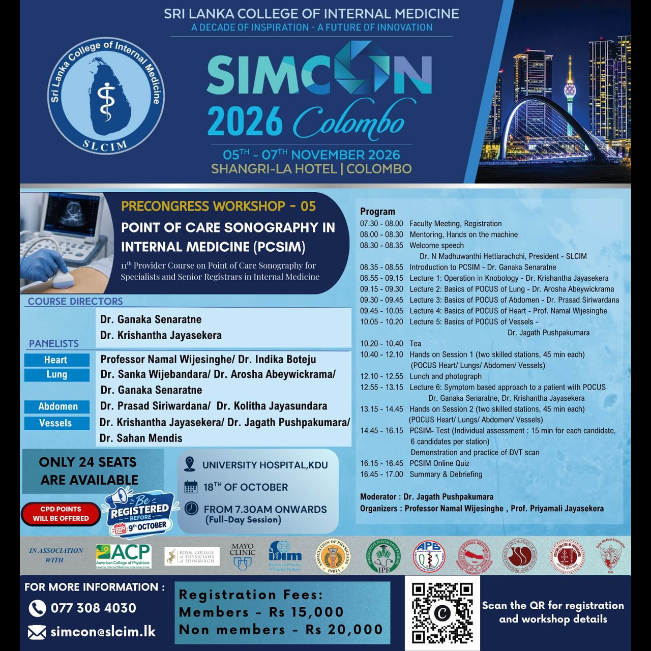 Point of Care Sonography — SIMCON Pre-Congress Workshop 5