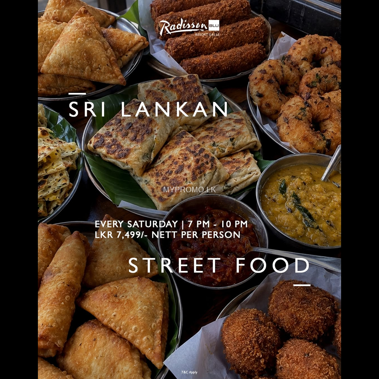 Sri Lankan Street Food Feast — Radisson Colombo