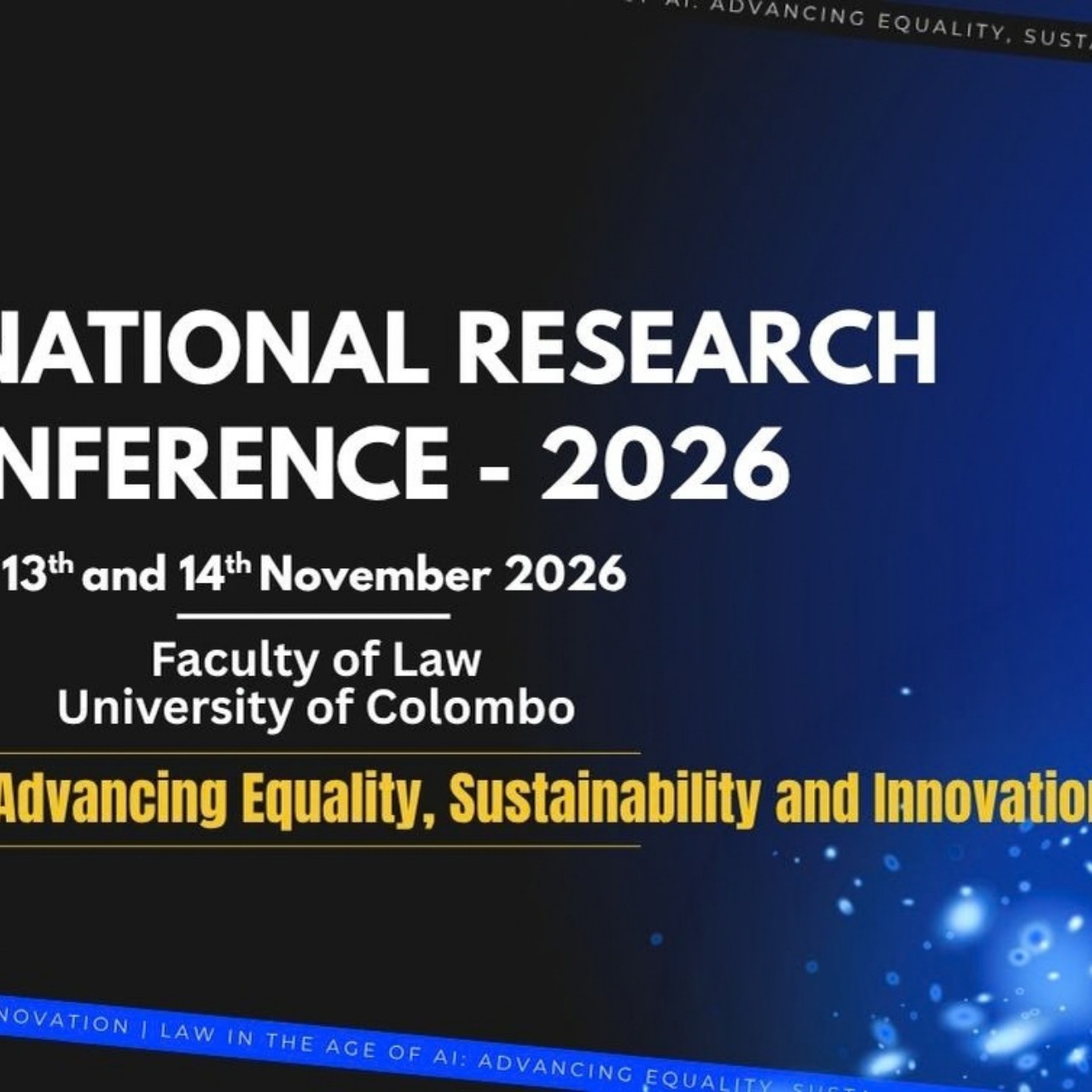 Faculty of Law International Research Conference 2026