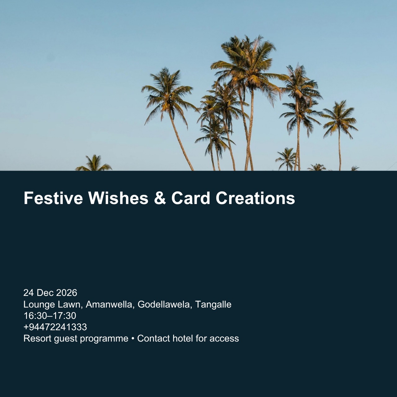 Festive Wishes & Card Creations — Amanwella