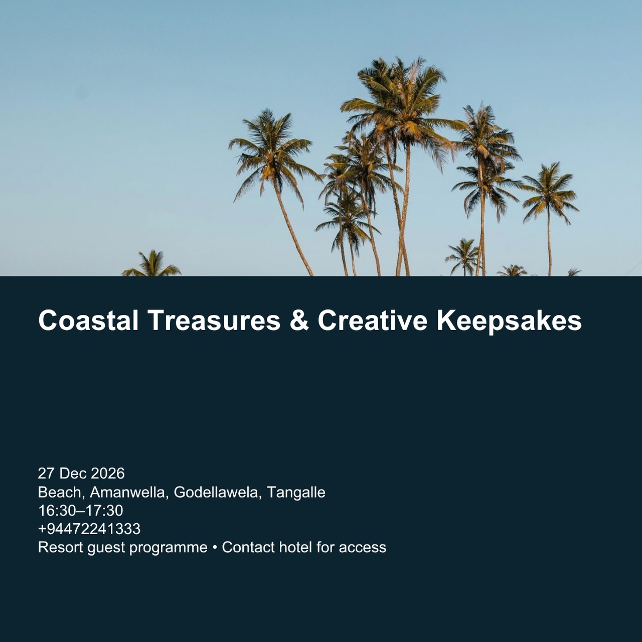 Coastal Treasures & Creative Keepsakes — Amanwella
